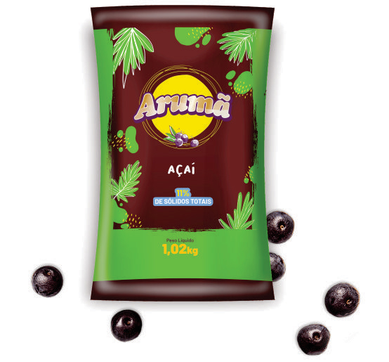 Açai Arumã polpa congelada
